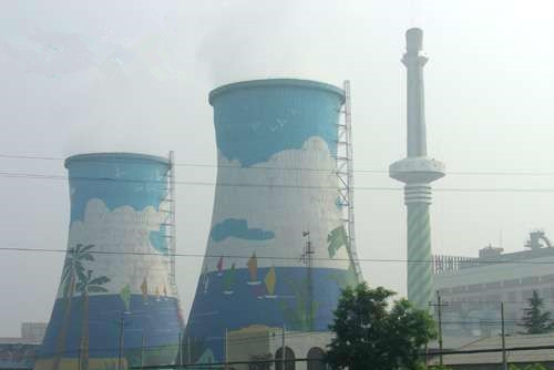 烟囱美化--之后成为城市新景观